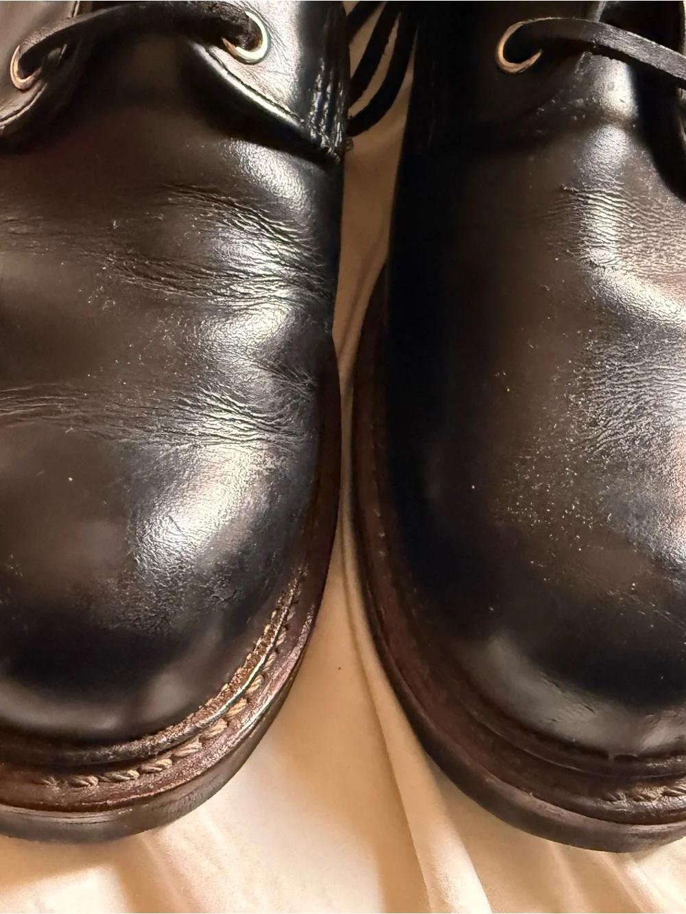Red Wing 8002 Black Leather Work Oxfords - Men’s Size 11 D - Made in USA